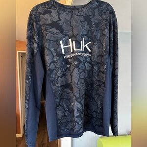 Huk Navy Camo Performance Shirt